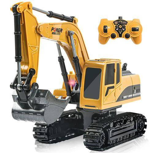 JUGUETE EXCAVADORA A CONTROL REMOTO XZS