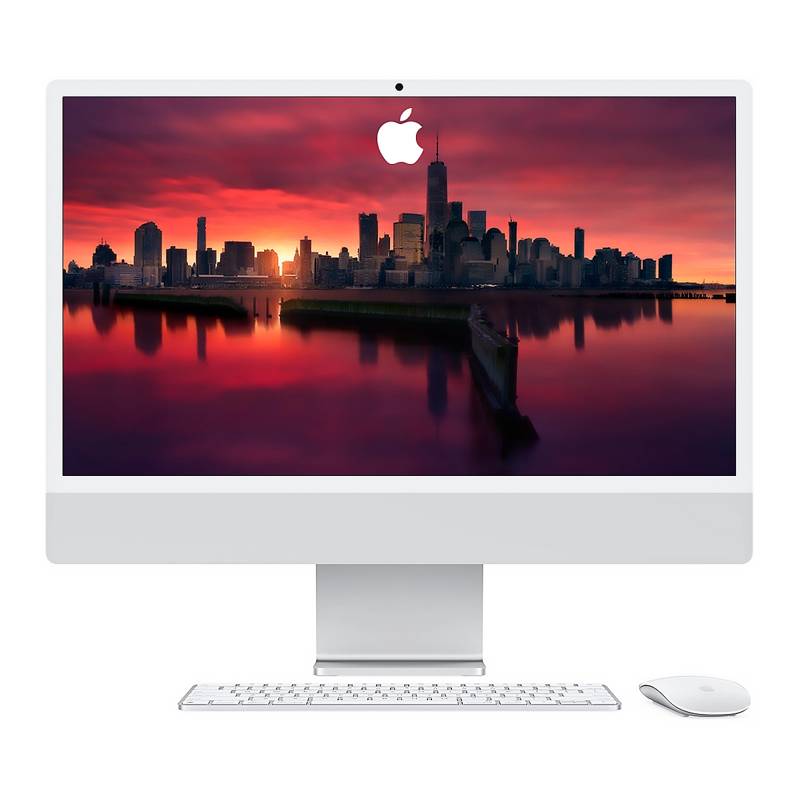 COP. APPLE iMAC  AIO M4 10C-CPU 10C-GPU-16C-NEUT 16GB RAM 1TB-SSD 24Inch BT WIFI CAM. IOS Silver