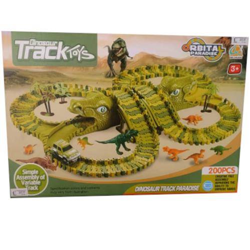 JUGUETE PISTA DE AUTOS DINOSAURIO PREDATOR