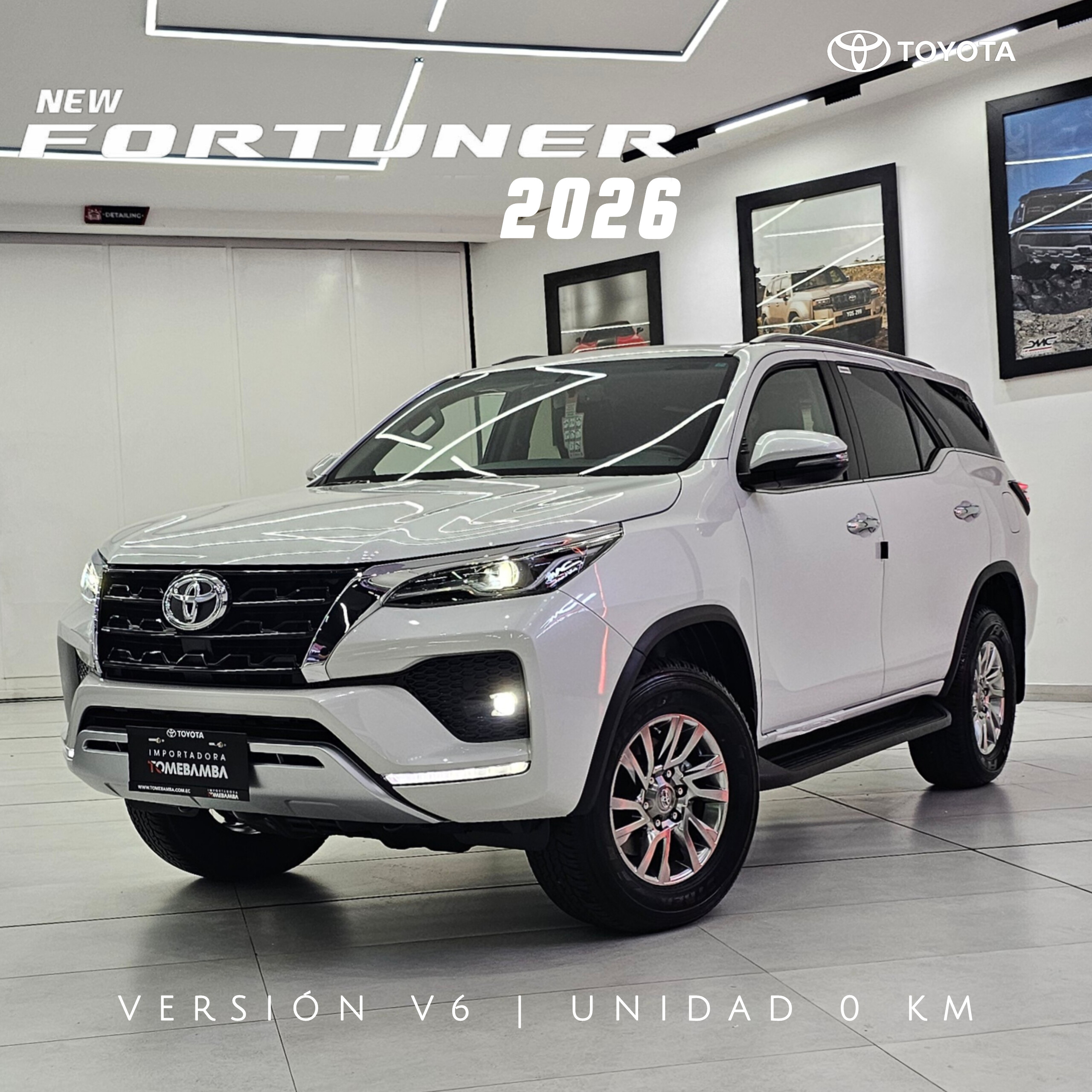 TOYOTA NEW FORTUNER V6 4X4 T.A